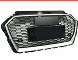 RS-Style Honeycomb Front Bumper Grille for Audi A3 / S3 8V 2017-2019 | Racing Mesh Hood Grill Upgrade