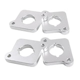 VW / Audi 1.8T 20V to 2.0 TFSI / R8 Coilpack Adapter Plate Set Billet Aluminum (Frosted Silver) for A3 / S3 / A4 / A6 / TT MK1 / Golf MK4 / GTI / Jetta / Beetle / Passat 1996 - 2011