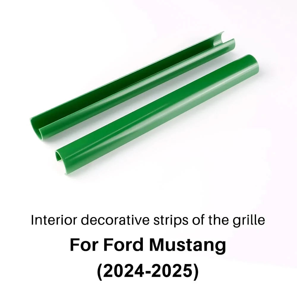 Ford Mustang Front Grille Trim Strips – Sport Styling Accent Pair (2024–2025)