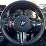 BMW F-Series Dry Carbon Fiber Shift Paddle Extensions – Steering Wheel Upgrade (Pair)