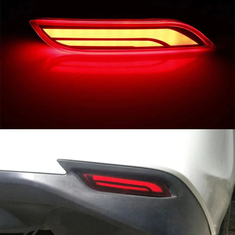 LED Rear Bumper Reflector Lights for Toyota Camry 2018–2024 | Tail, Brake, Rear Fog & Sequential Turn Signal (2PCS)