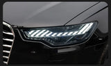 Audi A6 C7 LED Headlights – A7-Style DRL Upgrade with Dynamic Turn Signals (2012–2015)