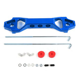 Billet Aluminum Battery Tie Down Bracket – 140mm / 190mm Performance Battery Hold-Down Mount (Red / Black / Blue)
