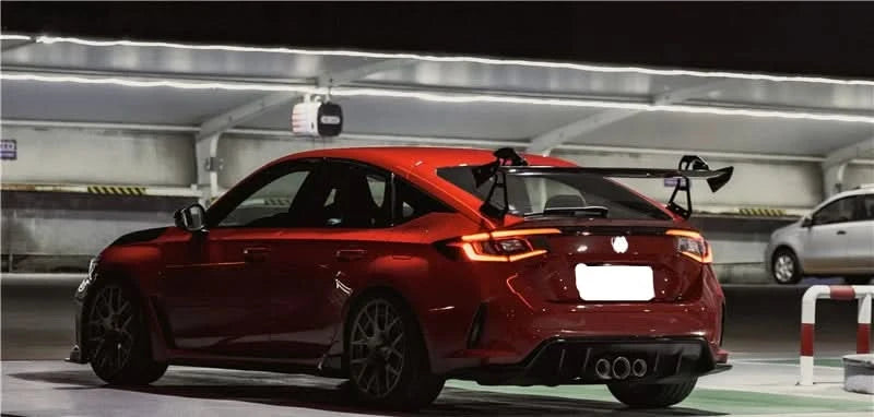 Dry Carbon Fiber GT Rear Wing Spoiler – Civic 11th Gen FL5 Type R
