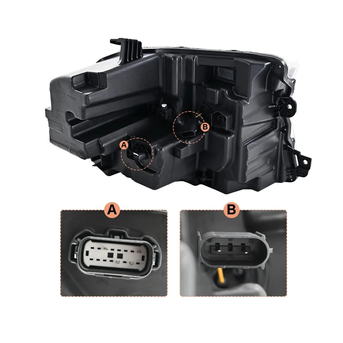 LED DRL Headlight Assembly for Ford Maverick 2022–2024 – Full LED Upgrade (Pair)