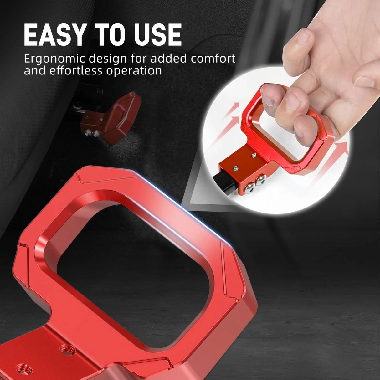 Aluminum Seat Release Handle Upgrade – VW Golf MK5 / MK6 / MK7, Passat CC, Polo, Amarok, Audi A1 / Q3 / TT