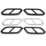 Rear Exhaust Muffler Cover Trim Set For Mercedes‑Benz C‑Class W206 (2021+)