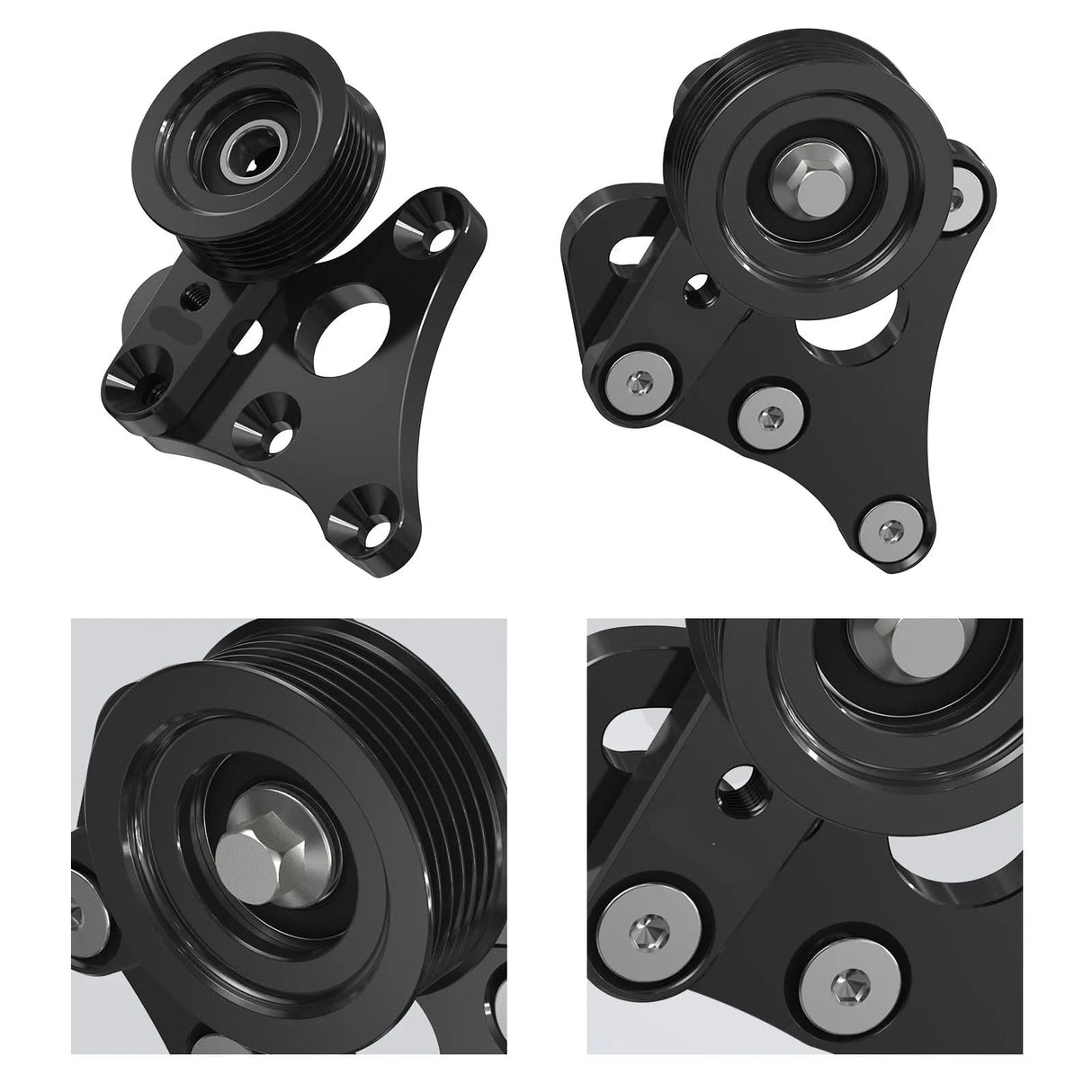 Billet Manual Belt Tensioner w/ Pulley – LS Truck & SUV Engines (4.8L / 5.3L / 6.0L / 6.2L)