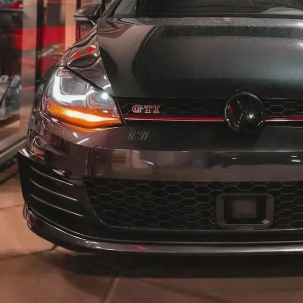 VW Golf 7 MK7 GTI/GTD (2012–2017) Front Bumper Air Vent Trim & Fog Light Intake Splitter Canards