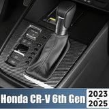 Honda CR-V 6th Gen Gear Shift Panel Trim – Carbon-Style ABS Interior Cover (2023–2025)