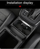 Honda CR-V 6th Gen Center Console Cup Holder Trim – Carbon-Style ABS Cover (2023–2025 Hybrid)