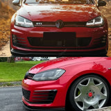 VW Golf 7 MK7 GTI/GTD (2012–2017) Front Bumper Air Vent Trim & Fog Light Intake Splitter Canards