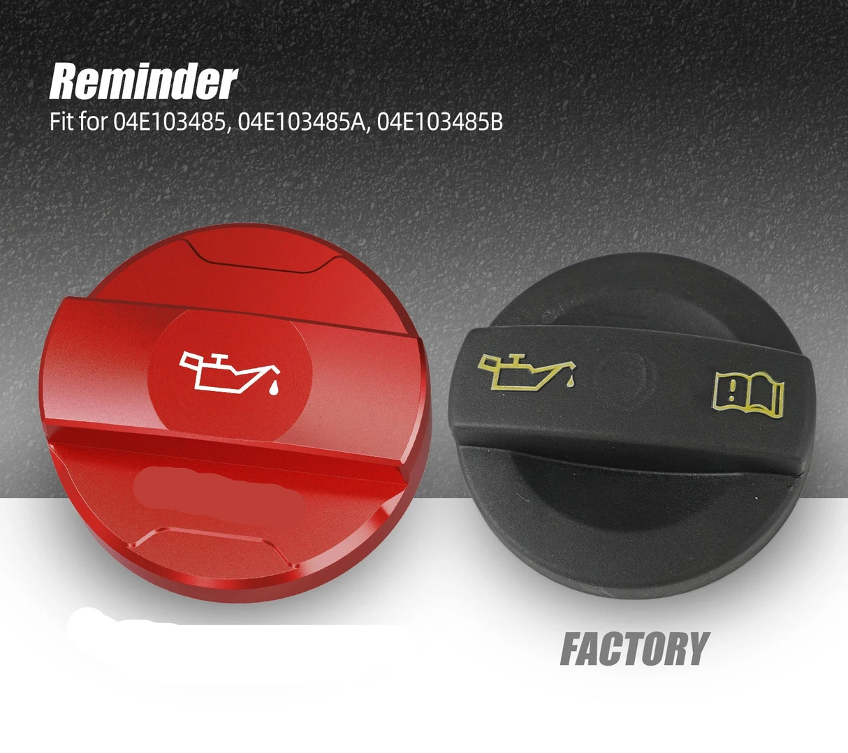 Billet Aluminum Oil Filler Cap Cover – EA211 Engines | VW Golf 5–8, Passat B8, Tiguan II, Audi A3