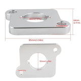 VW / Audi 1.8T 20V to 2.0 TFSI / R8 Coilpack Adapter Plate Set Billet Aluminum (Silver) for A3 / S3 / A4 / A6 / TT MK1 / Golf MK4 / GTI / Jetta / Beetle / Passat 1996 - 2011