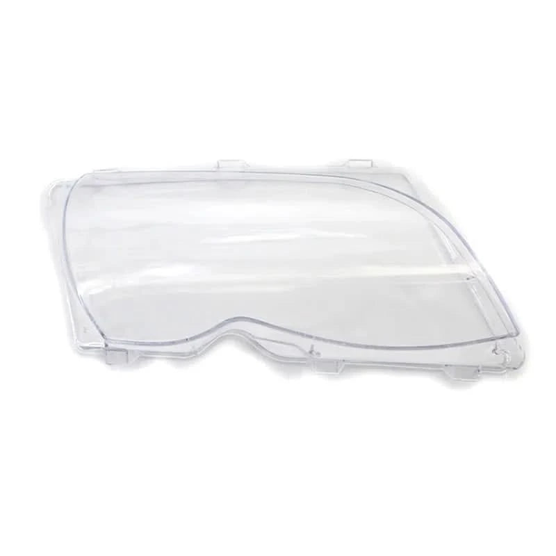 BMW E46 Sedan Headlight Lens Covers (2002–2005) – Clear Replacement PC Lenses