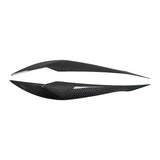 Headlight Eyebrow Covers for BMW 3 Series F30 F31 2012–2019 – Gloss Black / Carbon Look Eyelid Trim Pair