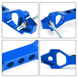 Billet Aluminum Battery Tie Down Bracket – 140mm / 190mm Performance Battery Hold-Down Mount (Red / Black / Blue)