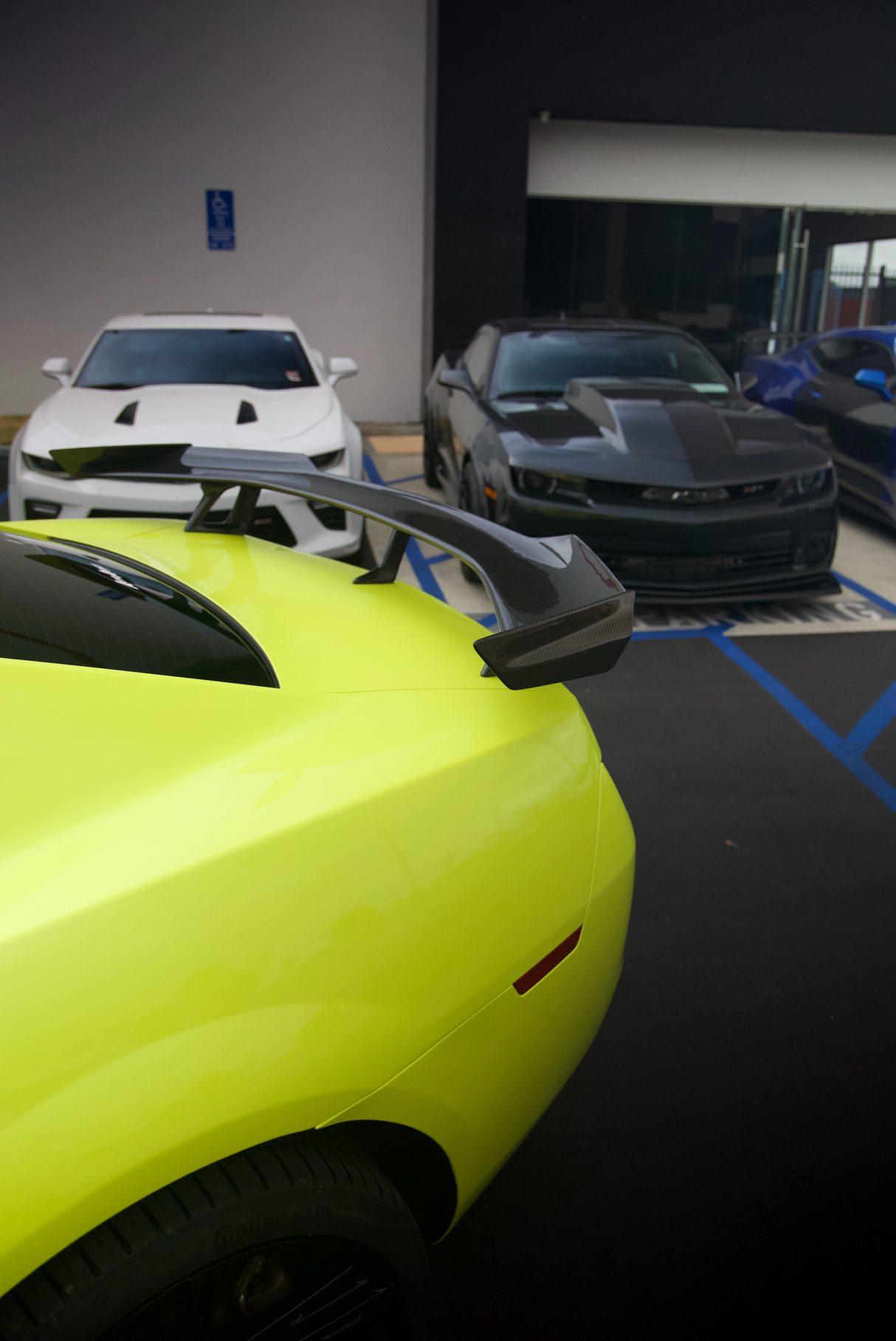 2010-2015 Chevy Camaro ZL1 1LE Full Carbon Fiber 1pc Rear Spoiler Style