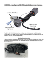 OLM 18+ Headlight to 15-17 Headlight Converter Harness (Pair) - 2018-2021 Subaru WRX / STI