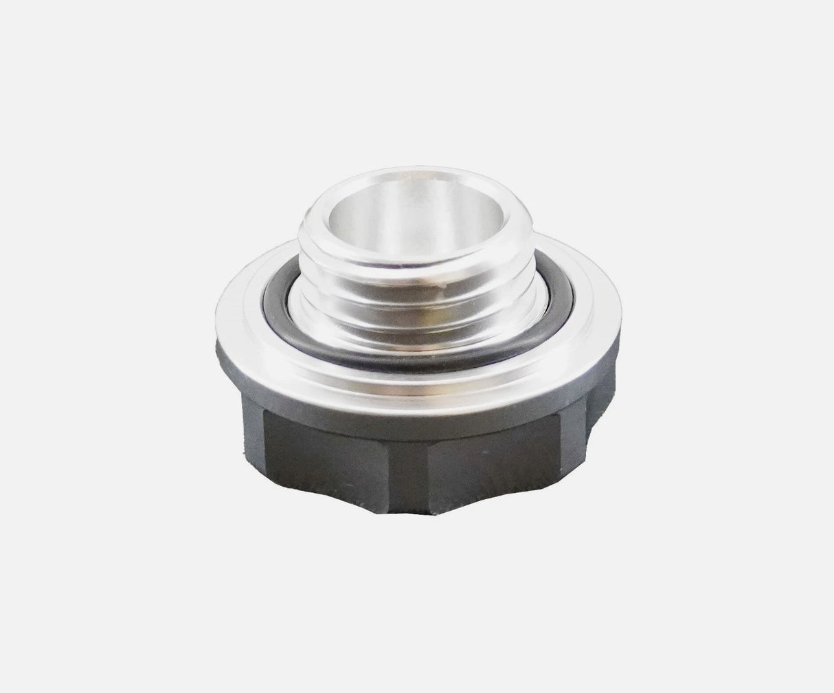 Silver Billet Oil Filler Cap for Most Honda, Nissan, and Suzuki Models
