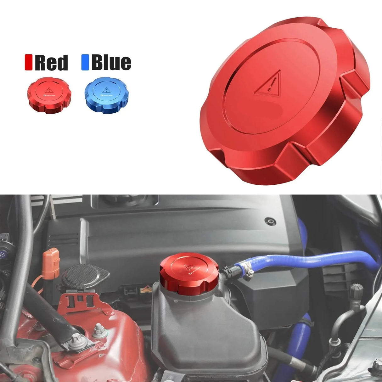 Billet Aluminum Coolant Reservoir Cap – BMW E-Series & F-Series Platforms