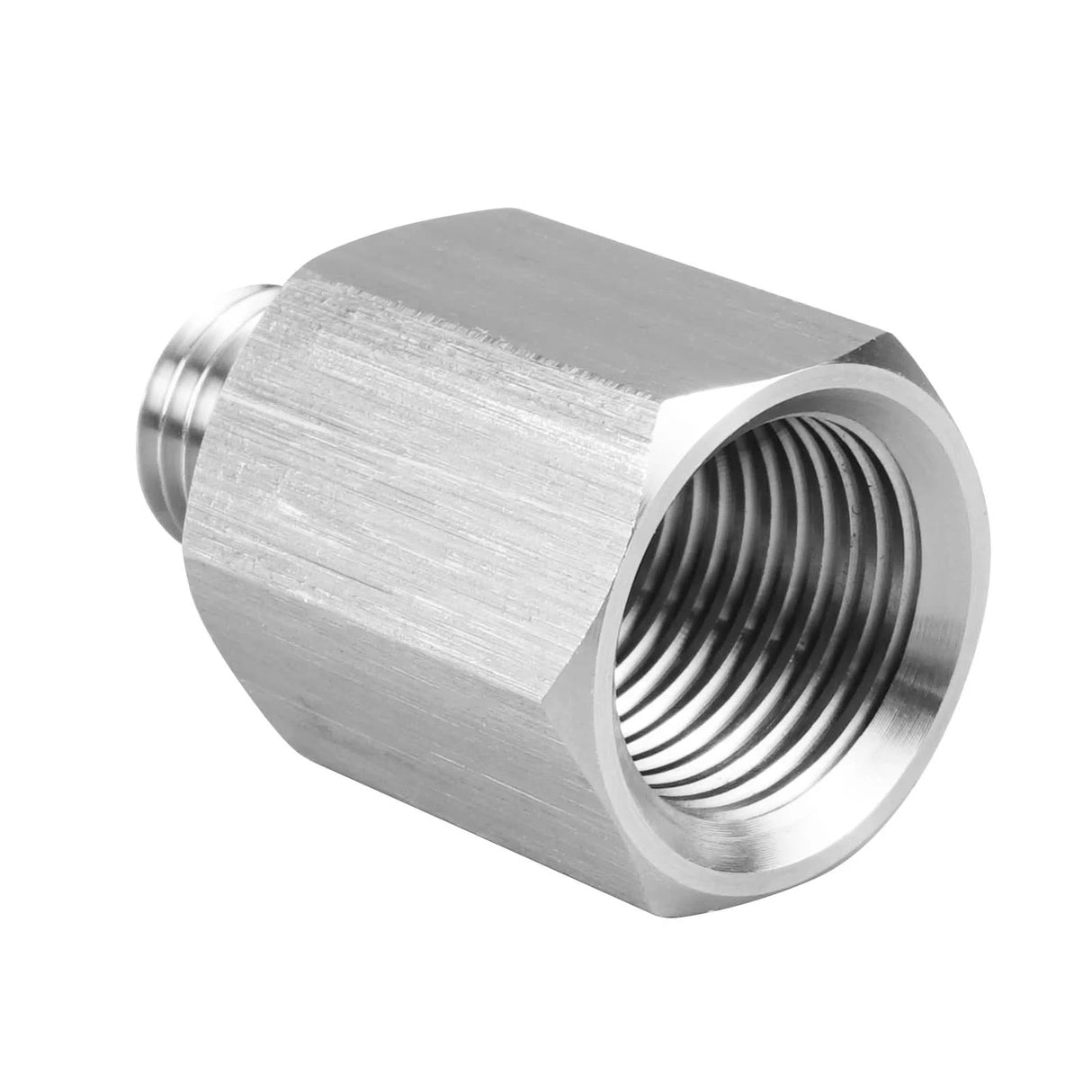 LS Engine Coolant Temp Sensor Adapter – M12x1.5 to 3/8” NPT (Stainless Steel)
