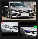 Toyota Camry RGB LED Projector Headlights – DRL Upgrade with Custom Lighting (2018–2024)