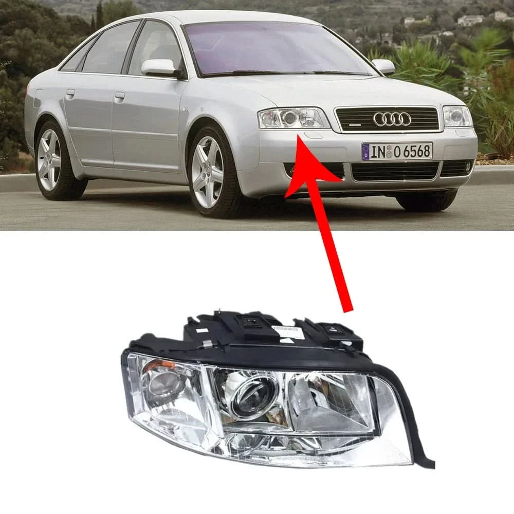 Audi A6 C5 Headlight Assembly Upgrade 1997–2005 | Front Headlamp with Corner & Side Lighting