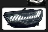 Audi A6 C7 LED Headlights – A7-Style DRL Upgrade with Dynamic Turn Signals (2012–2015)