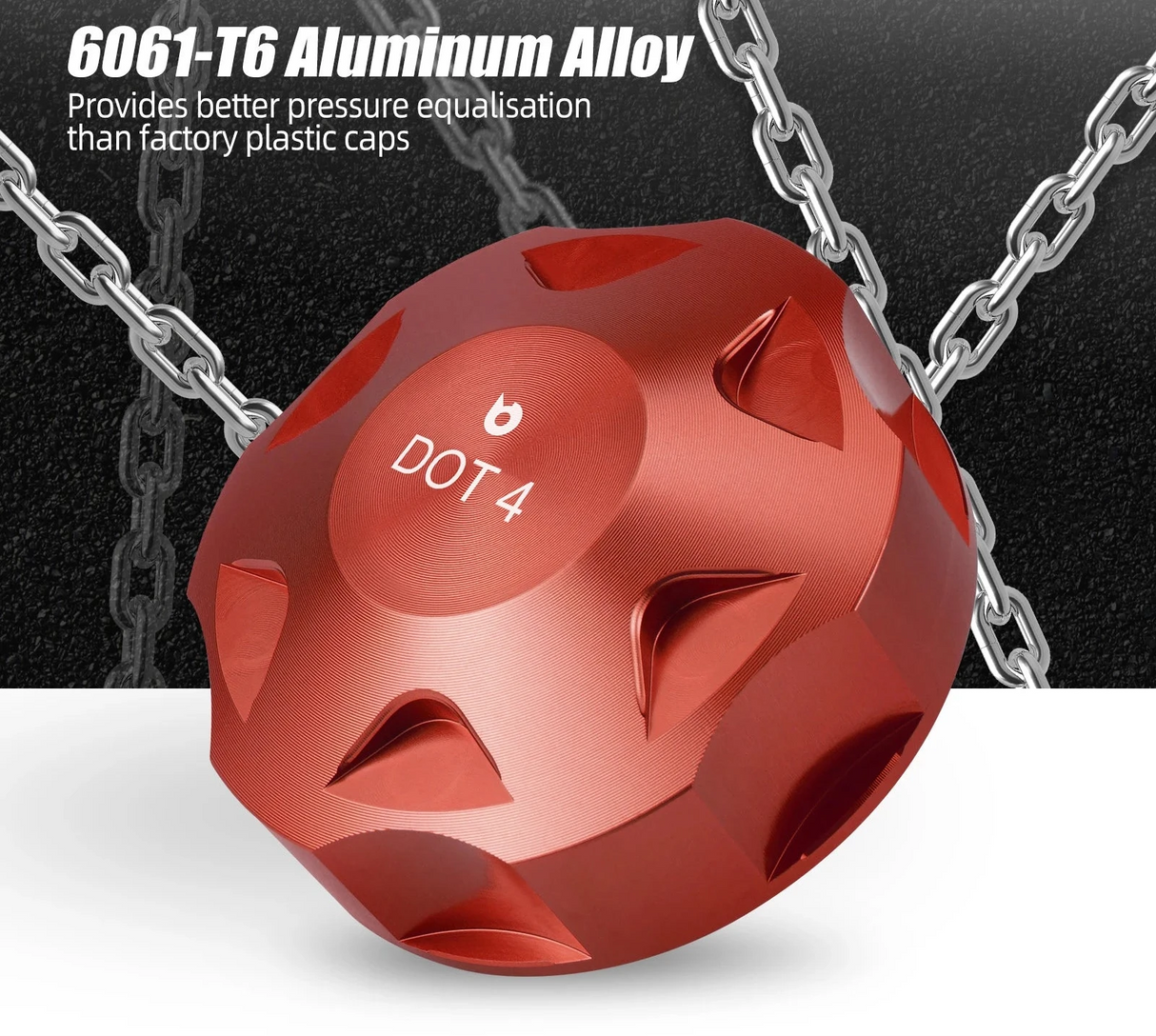 Billet Aluminum Brake Fluid Reservoir Cap – MQB & MQB-Evo Platforms (Golf / A3 / S3 / RS3 / Passat / Tiguan)