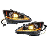 LED DRL Projector Headlights for Lexus IS250/IS350 (2006–2012) – Sequential Turn Signal Headlamp Set