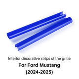 Ford Mustang Front Grille Trim Strips – Sport Styling Accent Pair (2024–2025)