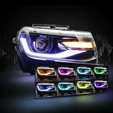 LED Headlight Assembly for Chevrolet Camaro (2014–2015) – Dynamic DRL Projector Head Lamps, Plug-and-Play Upgrade