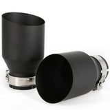 Universal Stainless Steel Single Exhaust Tip – Beveled Edge Performance Muffler Outlet (Single Unit)