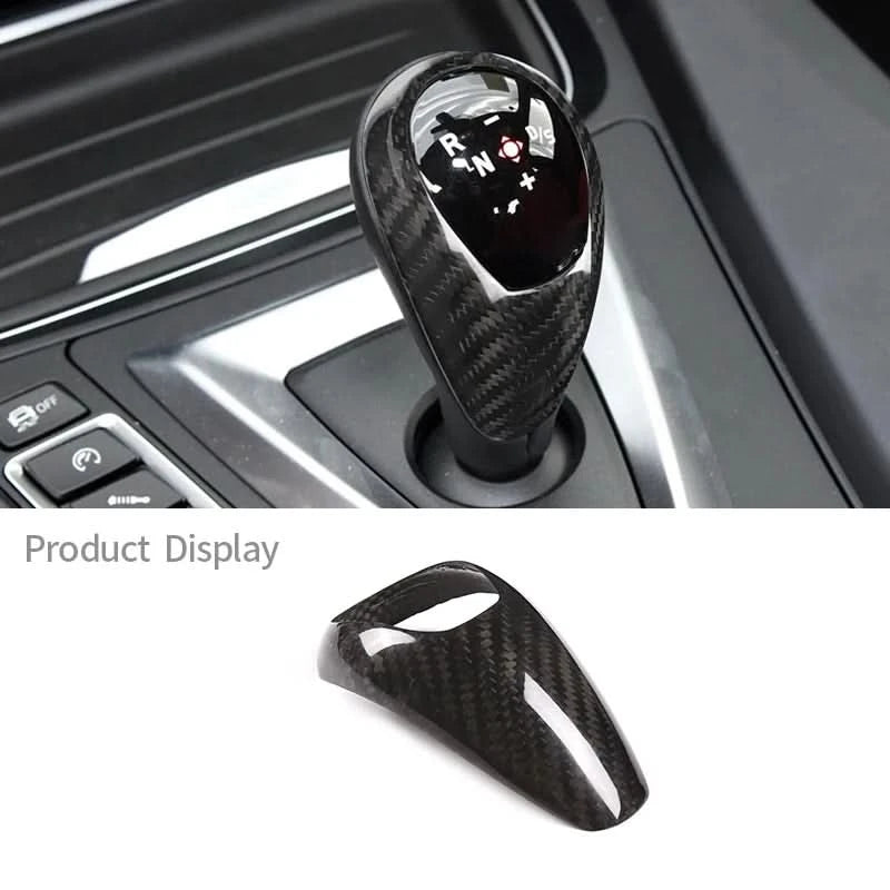 Carbon Fiber Gear Shifter Handle Cover – BMW M2 F87 / M3 F80 / M4 F82 / M5 F10 / X5M F85 / X6M F86