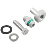 Billet Aluminum 6AN Fuel Tank Return Line Bung Kit — No-Weld Universal Install