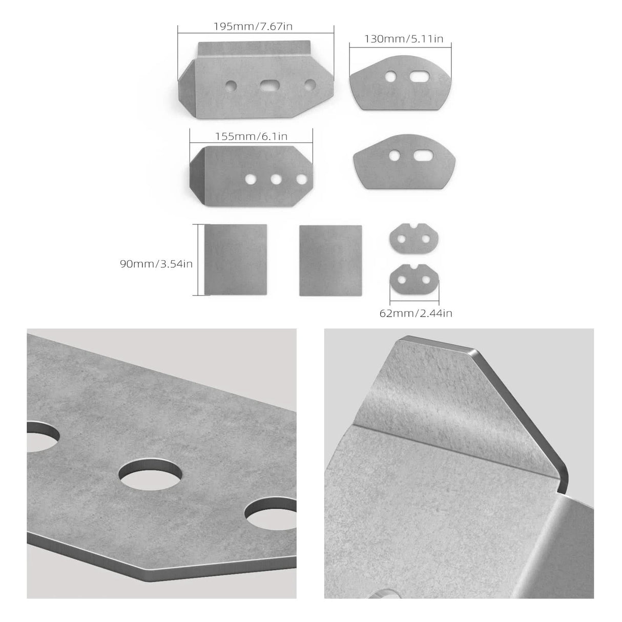 Rear Subframe Reinforcement Plate Kit for BMW E46 (1999-2006) Steel Chassis Reinforcement – Street & Track Use