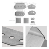 Rear Subframe Reinforcement Plate Kit for BMW E46 (1999-2006) Steel Chassis Reinforcement – Street & Track Use