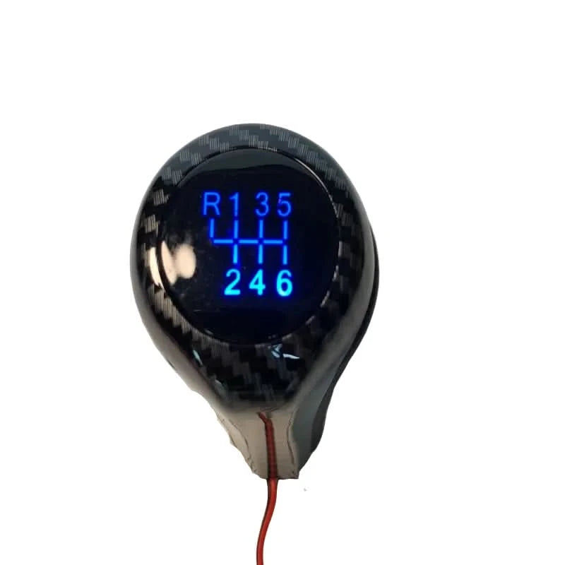 BMW LED Illuminated Manual Gear Shift Knob – 5 & 6 Speed Backlit Shifter Upgrade