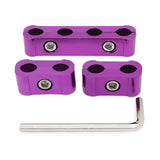 Aluminum Spark Plug Wire Separator Clamp Kit (8mm–10mm) – Engine Bay Dress-Up Set
