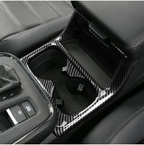 Honda CR-V 6th Gen Center Console Cup Holder Trim – Carbon-Style ABS Cover (2023–2025 Hybrid)
