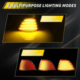 BMW E36 Coupe LED Front Corner Turn Signal Lights – Sequential Amber / White DRL (1992–1999, Pair)
