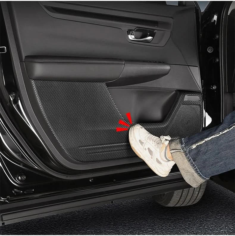 Honda CR-V 6th Gen Door Anti-Kick Pads – PU Leather Side Panel Protectors (2023–2025 Hybrid)