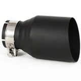 Universal Stainless Steel Single Exhaust Tip – Beveled Edge Performance Muffler Outlet (Single Unit)