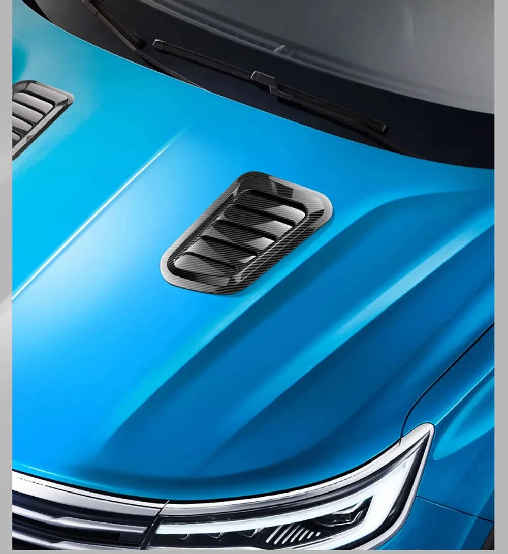 Universal Hood Vents – Carbon Fiber / Gloss Black Exterior Styling Upgrade