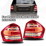 LED Tail Lights for Mercedes GL-Class X164 (2009–2012) – Sequential Turn Signals with Start-Up Animation