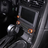 Corvette C6 Aluminum Climate Control Knob Rings – Interior Trim Upgrade (2007–2013, 3-Piece Set)