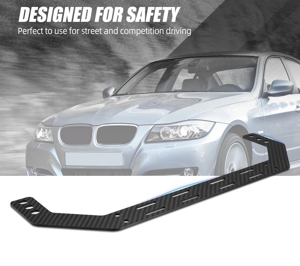Carbon Fiber Fire Extinguisher Seat Mount – BMW E90 / E91 / E92 / E93 (2005–2013)