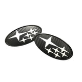 Acrylic Front Hood & Rear Trunk Emblem for Subaru – Logo Badge Sticker for Impreza, BRZ, WRX/STI, Legacy, Outback, Ascent & XV