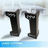 Steel Seat Box Corner Carpet Protectors (Pair) – Defender 1987+ | Interior Scuff & Impact Guards